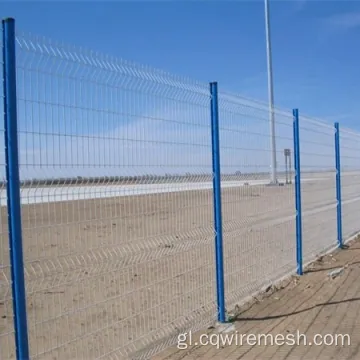 Galvanized &amp; PVC Craed Wire Mesh Fence